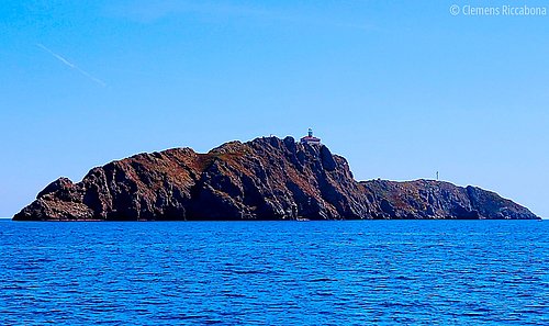 (c) C. Riccabona; Bekannt bei Adria-Seglern, Palagruza mit seinem Leuchtturm